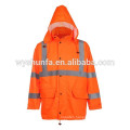 PU coated safety reflective jacket